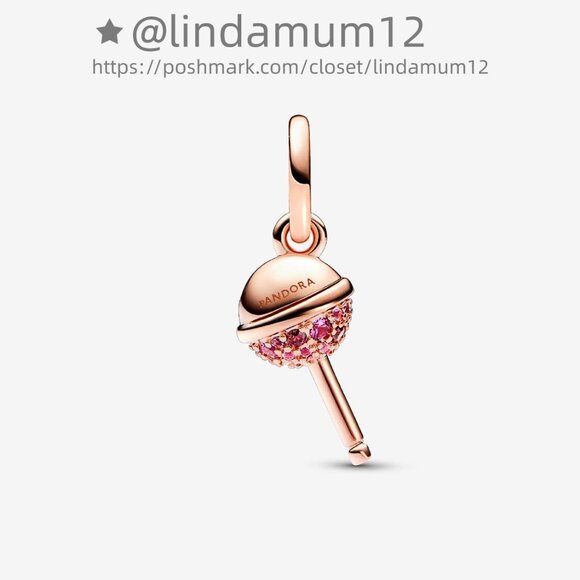 Pandora Sparkling Candy Lollipop Dangle Charm - Picture 3 of 5